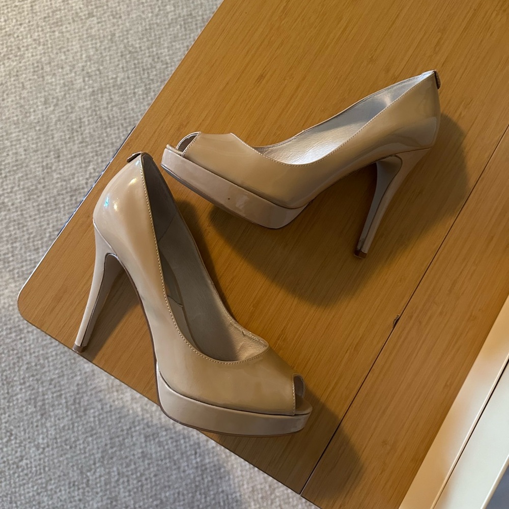 Tan High Heels / Pumps